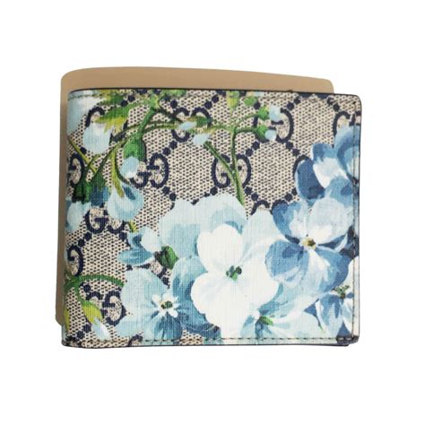 bloomingdales gucci wallet mens|Gucci blooms wallet for sale.